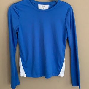 Champion Blue and white exercise shirt